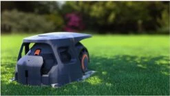 Black & Decker BLACK+DECKER BCRMW123-QW Robot Tondeuse Avec Autonettoyant - 12V - 18cm - Robot Domestique Inclus -Outils Pro Soldes 1200x680