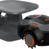 Black & Decker BLACK+DECKER BCRMW123-QW Robot Tondeuse Avec Autonettoyant - 12V - 18cm - Robot Domestique Inclus -Outils Pro Soldes 1200x729