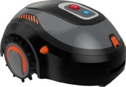 Black & Decker BLACK+DECKER BCRMW123-QW Robot Tondeuse Avec Autonettoyant - 12V - 18cm - Robot Domestique Inclus -Outils Pro Soldes 1200x825
