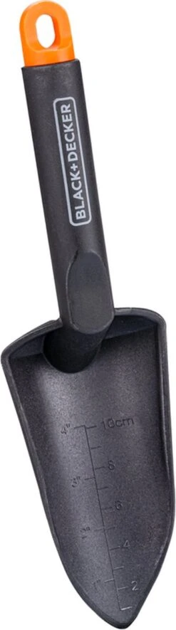 Black & Decker Pelle De Jardin BLACK+DECKER - Avec Indication De Taille - Pelle De Jardin 30,5CM - Polypropylène - Zwart/ Oranje -Outils Pro Soldes 335x1200