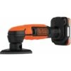 Black & Decker Ponceuse De Détail Sans Fil - 12 V - 1,5 Ah - Plateau Triangulaire 89mm - 1 Batterie - 1 Abrasif Maille BLACK+DECKER BDCDS12S1-QW -Outils Pro Soldes 34599465 1