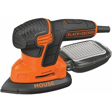 Black & Decker Ponceuse Mouse Filaire 120W Avec Accessoires BLACK+DECKER KA2000-QS 4 Black & Decker Ponceuse Mouse Filaire 120W Avec Accessoires BLACK+DECKER KA2000-QS - Image 2