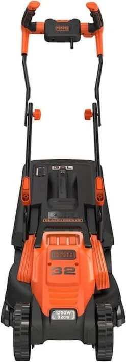 Black & Decker Black & Decker BEMW451BH-QS Tondeuse à Gazon Marcher Derrière Un Tracteur Tondeuse Secteur Noir, Orange -Outils Pro Soldes 418x1200