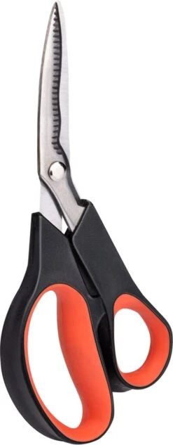 Black & Decker Ciseaux à Fleurs BLACK+DECKER - Ciseaux De Jardin Multifonctions - Lame De Coupe En Acier - Manche En Plastique - Coupe-fleurs Et Sécateur - Zwart/ Oranje