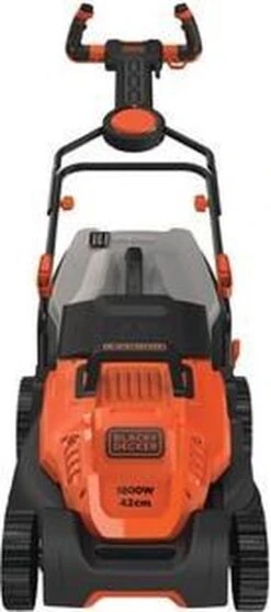 Black & Decker Black & Decker BEMW481ES Tondeuse à Gazon Poussée Secteur Orange -Outils Pro Soldes 532x1200