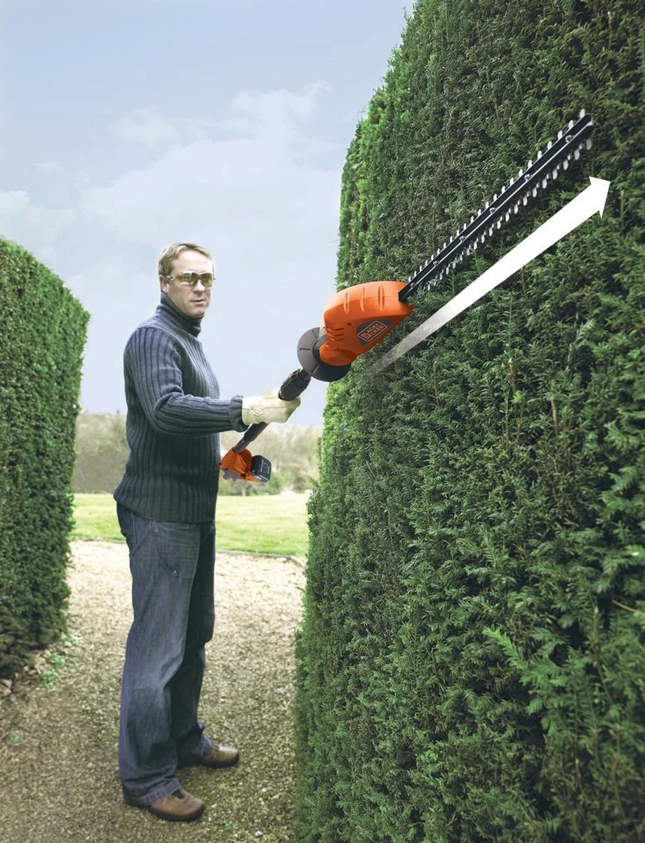 Black & Decker BLACK+DECKER GTC1843L20-QW Taille-haie Sur Mât -18V - 45cm - Avec Batterie Et Chargeur 4 Black & Decker BLACK+DECKER GTC1843L20-QW Taille-haie Sur Mât -18V - 45cm - Avec Batterie Et Chargeur - Image 2