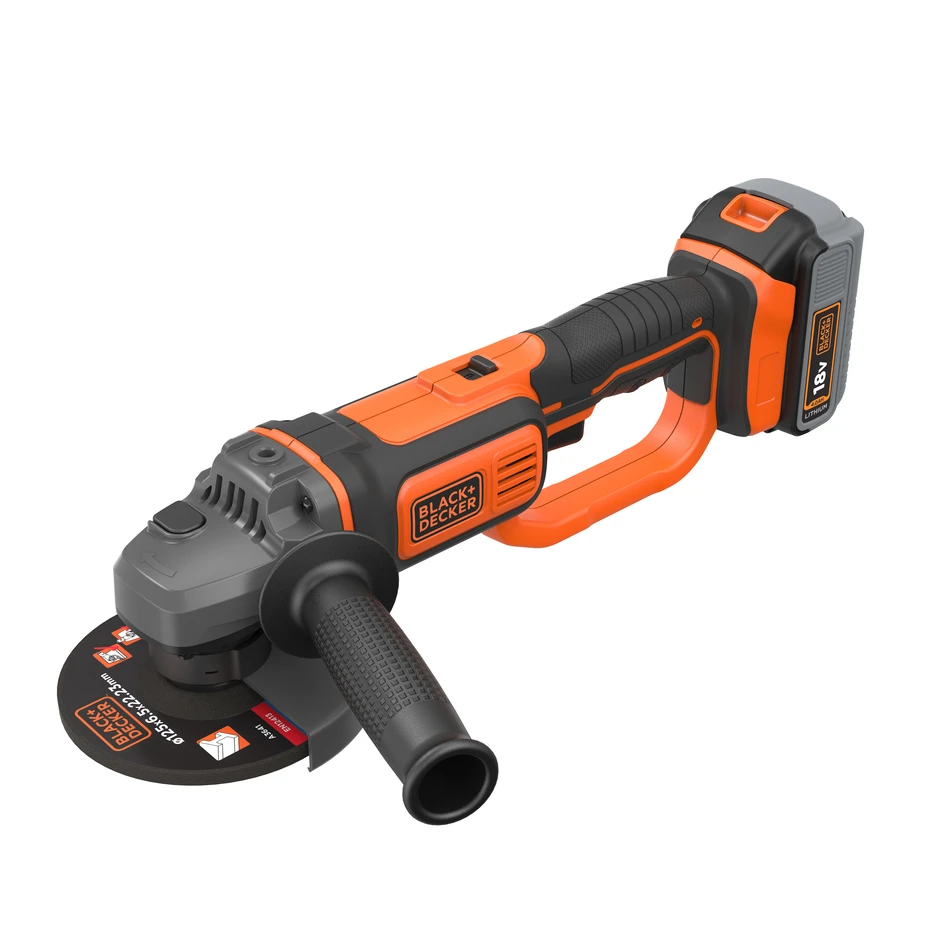 Black & Decker BCG720M1-QW Meuleuse D'angle Sans Fil 18 Volt 4.0 Ah Li-ion 3 Black & Decker BCG720M1-QW Meuleuse D'angle Sans Fil 18 Volt 4.0 Ah Li-ion